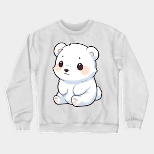 Cute baby polar bear Crewneck Sweatshirt